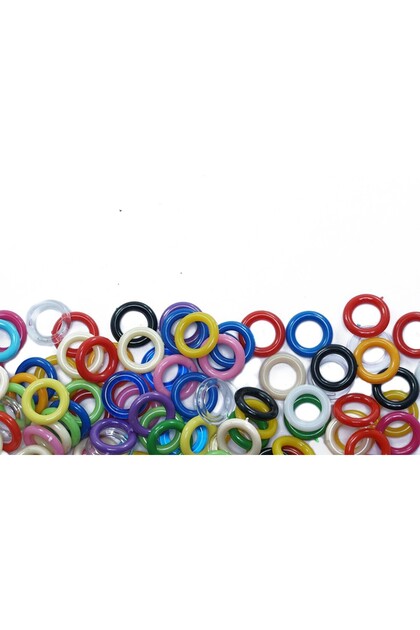 Karışık Renkli Plastik Kuş Halkası