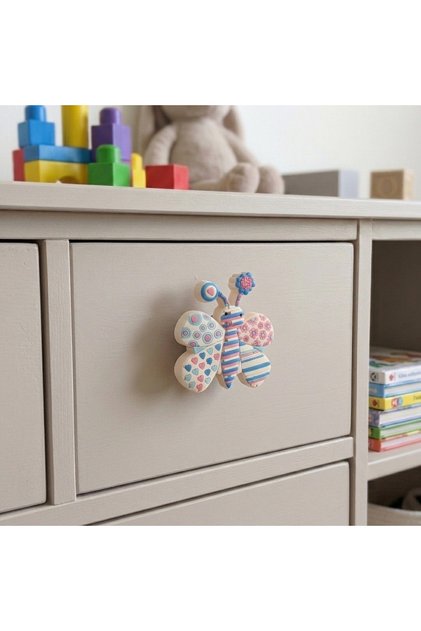 Children's Room Furniture Handle Cabinet Knob Butterfly No:51