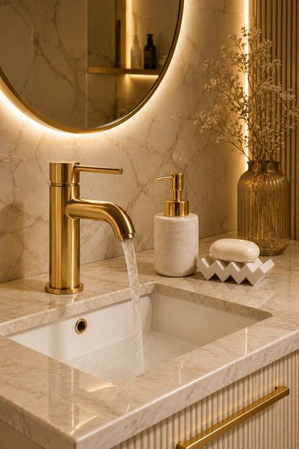 Marble Patterned Concrete 2-Piece Bathroom Wc Set Liquid Solid Soap Dispenser Bathroom Accessories