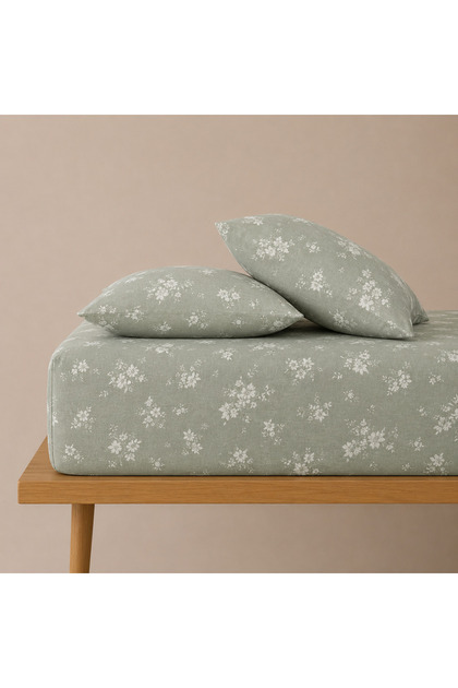 Fabric Elastic Bed Sheet Set for Padded Beds (Corner Depth 28-30 cm) Please Choose the Size before Ordering!...