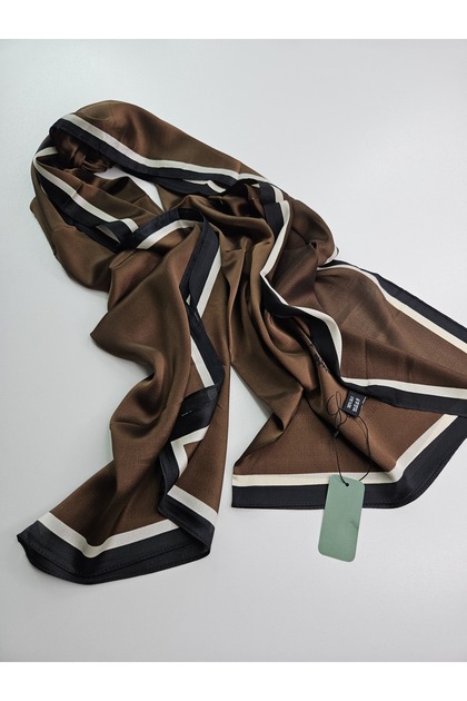 Luxury Voile Silk Shawl Hijab Foulard Scarf Shawl Plain Pattern 70 X 180 cm