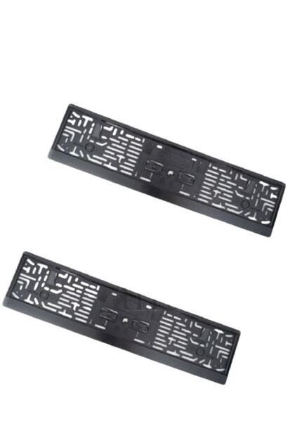 Vehicle Plexi License Plate Holder Compatible with 2 Pieces
