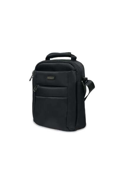 Premium 10.5" Waterproof Unisex Messenger Shoulder Bag for Travel - Black (SBP43052)