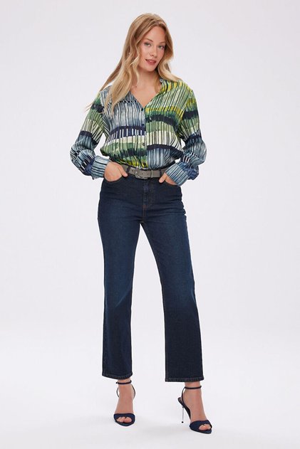 Wıdeleg Fit Önü Ütü İzli Elastanlı Jean Pantolon W27JPN008