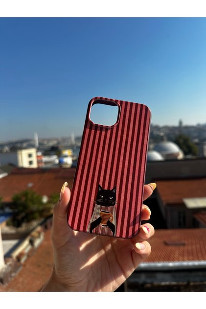 Samsung Galaxy A34 Uyumlu Baskılı Bordo Renkli Telefon Kılıfı K249
