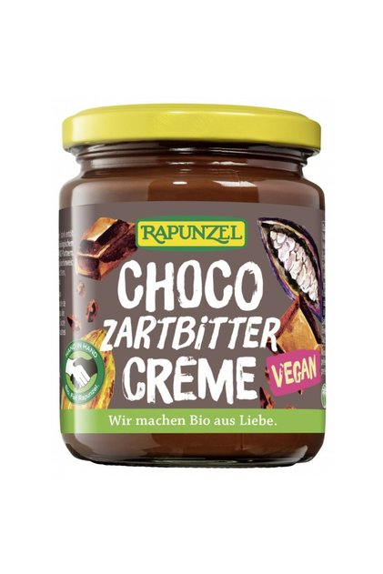 Cremă de ciocolată neagră vegană organică, 250g