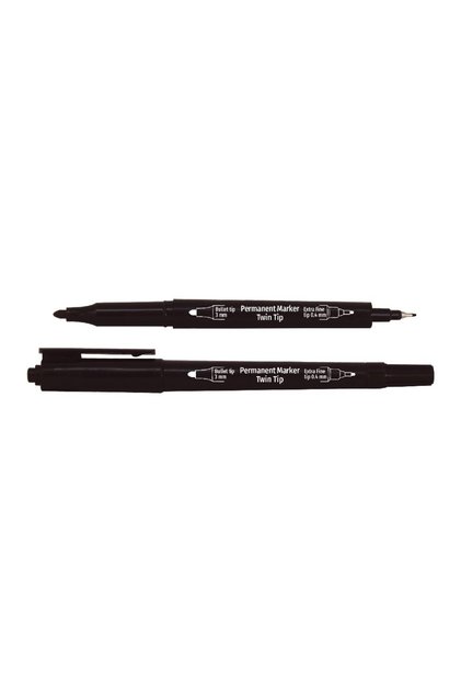 Marker permanent 2 capete Spree negru