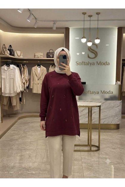 Women's Modern Drop Pattern Tunic