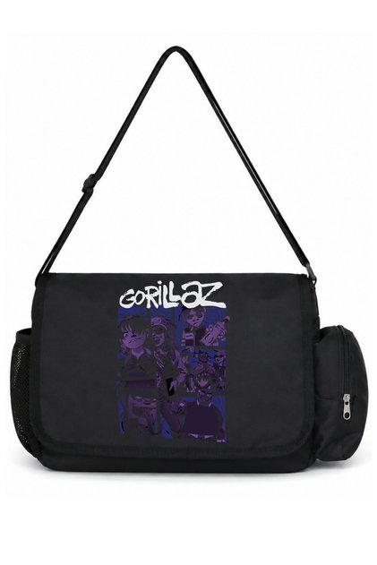 Gorillaz Rock Metal Music Band Printed Unisex School, Sports, Office Multi-Purpose Messenger Bag