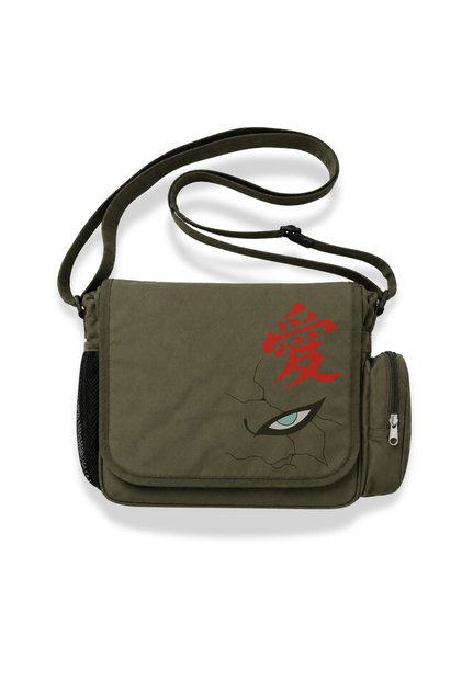 Unisex Naruto Gaara Eyes Printed Messenger Bag