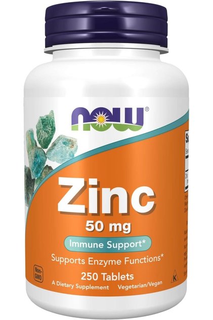 Zinc Dietary Supplements - 50 mg, 250 Tablets