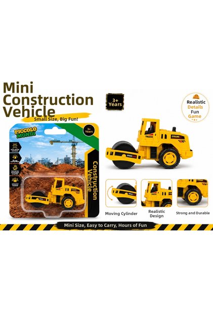 Mini Work Machines Mini Road Building Roller Toy Play Set