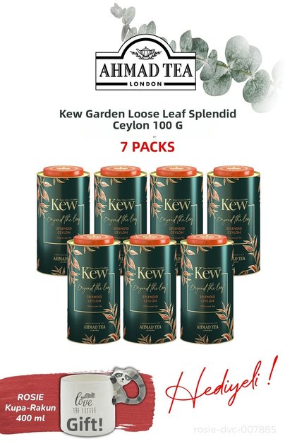100 g Kew Garden Splendid Ceylon 7 Boxes and Raccoon Mug