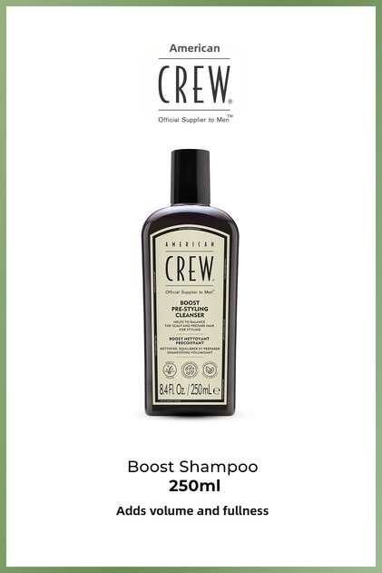 Boost Pre-Styling Shampoo 250 ml – Volumizing Shampoo | Men's Pre-Hair Styling Shampoo