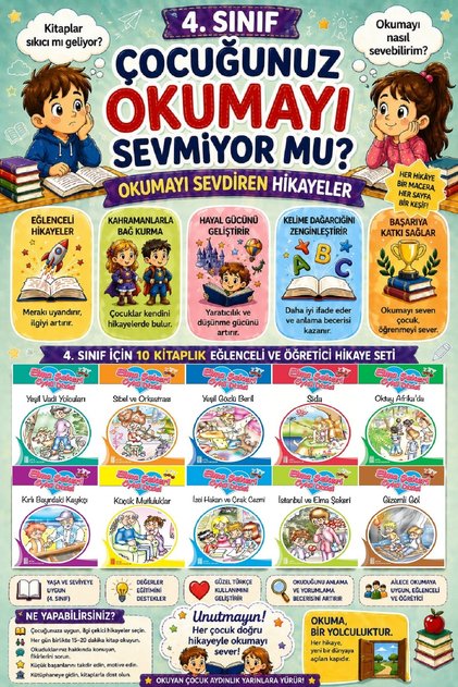 Set of 10 Stories 9 That Make Reading Fun for 4Th Graders (94 Pages)