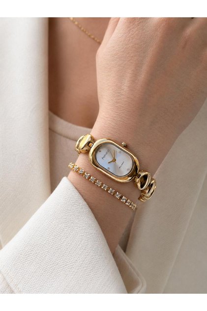 Women's Wristwatch+Bracelet Special Series Steel Band Tarnish-Free Vs.Blkt.0732