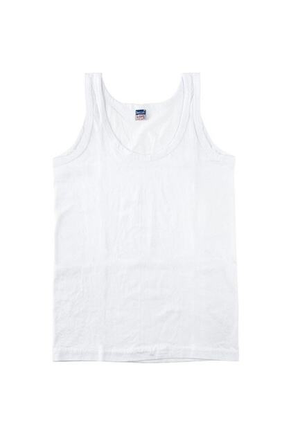 4-Piece Boys' Strappy Undershirts-White-1-2 Years