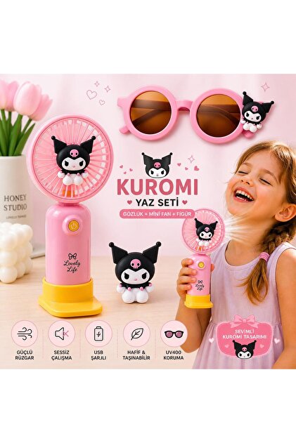 intermax Mini Fan Vantilatör Şarj Edilebilir Pilli - Karışık Renk