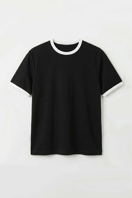 Short Sleeve Regular Fit T-Shirt Black