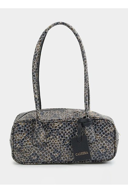 Gray Women's Leather Shoulder Bag Carbyn14