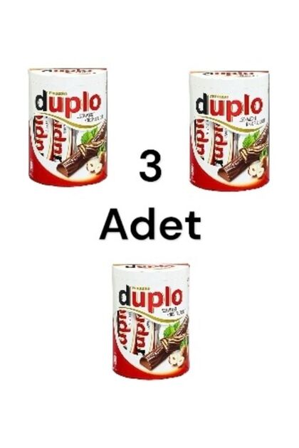 Duplo 1-18gr Alman Çikolata-gofret 3 Adet