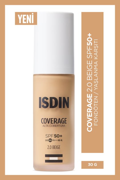 Coverage SPF 50+ Yüksek Korumalı Yaşlanma Karşıtı Fondöten 30 gr Beige
