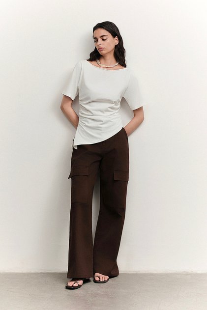Cocoa Cargo Pocket Pack Trousers
