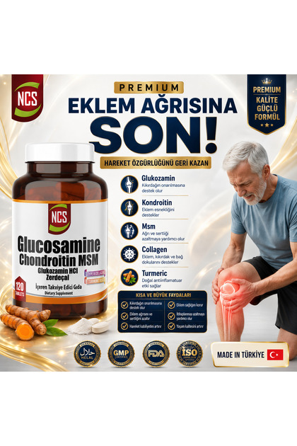 Ncs Glucosamine Chondroitin Msm Zerdeçal 120 Tablet - Fiyatı