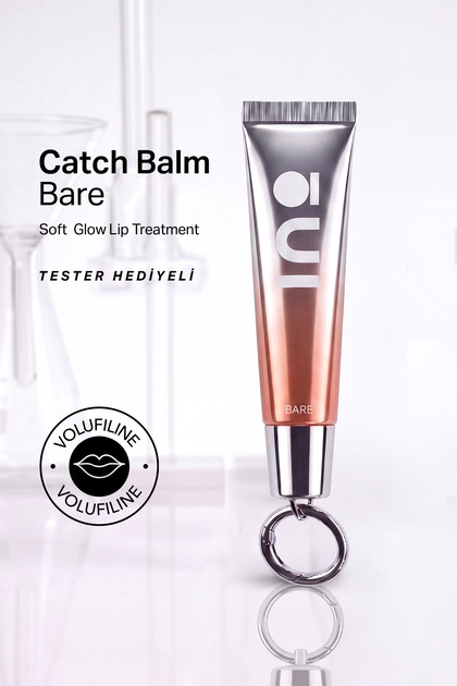 Bare - Lip Balm Gloss Anahtarlıklı – Volufiline, Deniz Kolajeni , Peptit Kompleksi | 15 ml
