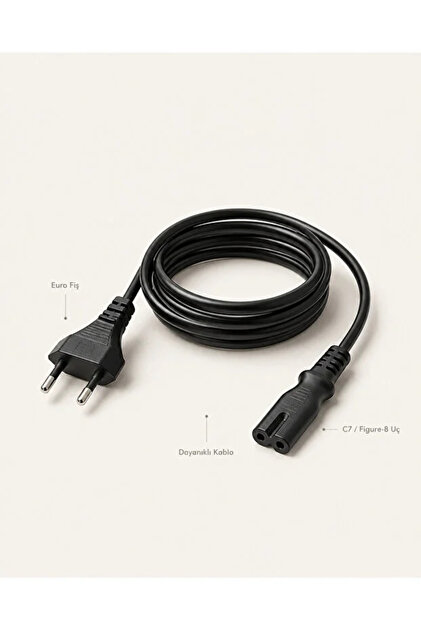 Class Epson Yazıcı Güç Kablosu Ac Power Cord 220 Volt Double