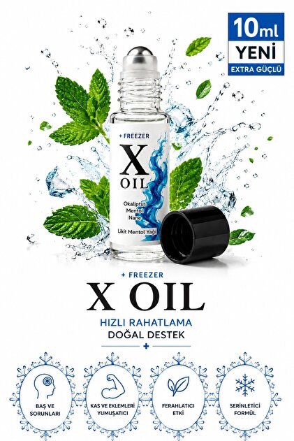 PURLEOİL X OİL Ağrı Giderici Serum (FREEZER MENTHOL 10 ML) Özel
