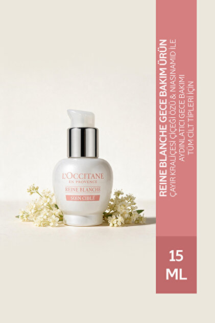 L'Occitane Reine Blanche Gece Bakım Ürünü, Çayır Kraliçesi Çiçeği