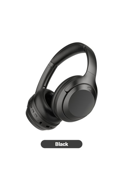 black Subwoofer Gaming Wireless Bluetooth Headphones Over Ear HIFI Stereo Headset Noise Reduction Sp