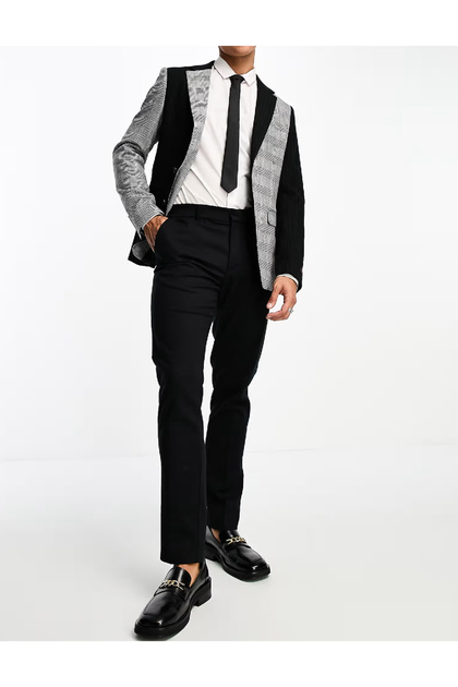 Sacou, Negru/Gri
