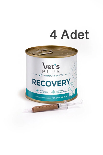 Recovery Kedi ve Köpek Konservesi 156g x 4 Adet (İyileşme Döneminde Yüksek Enerjili Besleyici Püre Yaş Mama)
