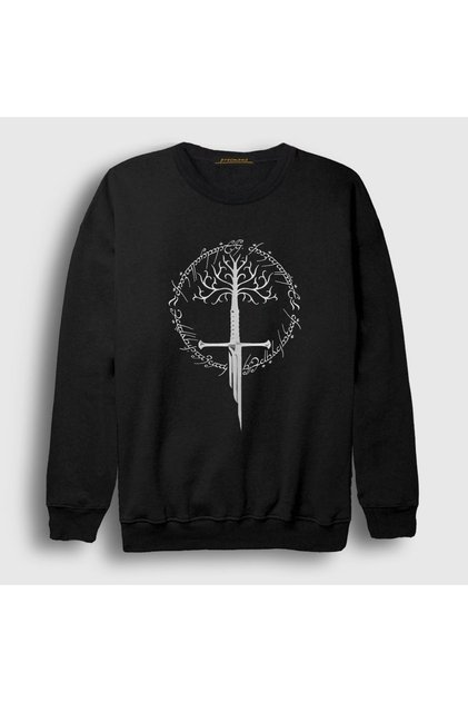 Unisex Black Narsil The Lord Of The Rings Sweatshirt 252971tt