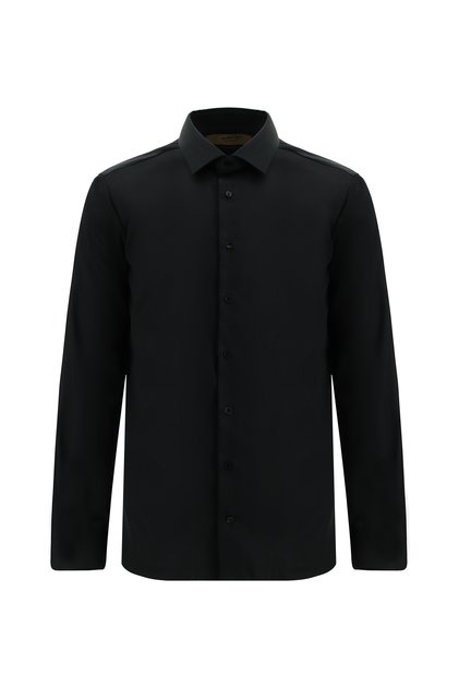Long Sleeve Slim Fit Non Iron Classic Satin Cotton Shirt