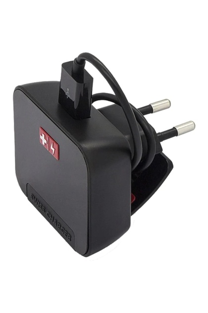 Swiss Charger Set Incarcator Retea 1A (stand si cablu MicroUSB inclus )
