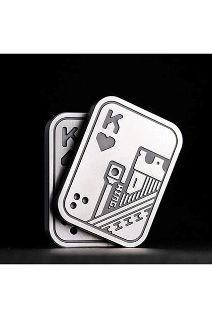 Yeni Nesil Fidget K Metal Kart – Stres Atıcı Premium Tasarım | Günlük Taşıma