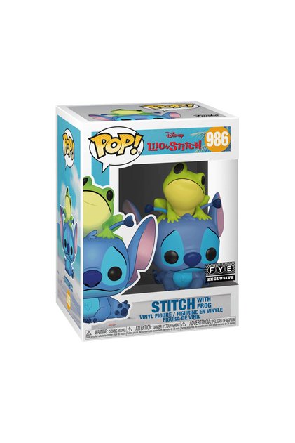 pop Lilo and Stitch Stitch with Frog exclusive Figür