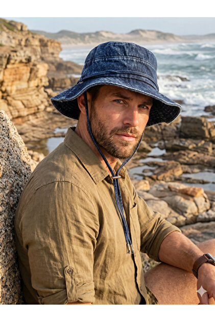 Semon TWILL SAFARI HAT COW 新品 キッズファッション小物