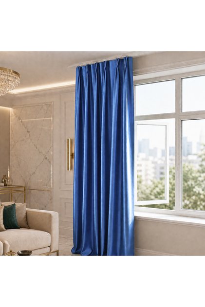 Blackout Blackout 1/2 American Pleated Background Curtain