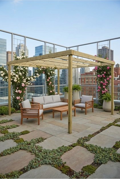Ahşap Pergole Çardak Tente Bahçe Pergola