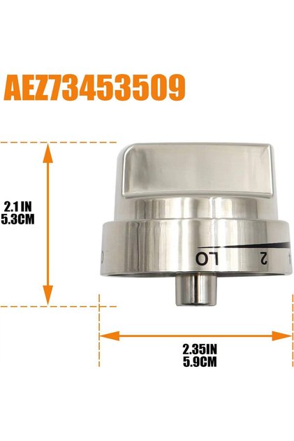 1 PC New Updated AEZ73453509 Oven Range Stove Knob Assembly Compatible with Universal Stove knobs