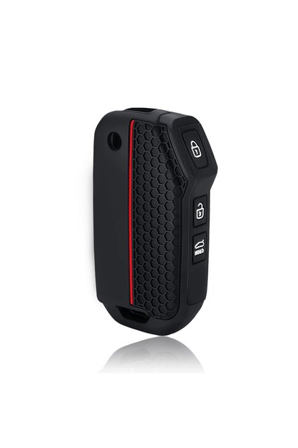 black Silicone Car Flip Key Case Cover For KIA Sportage R Stinger GT Sorento Ceed CD Cerato Forte 20