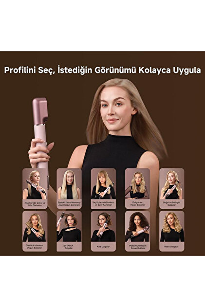 Dreame Airstyle Pro HI Pembe Yüksek Kaliteli Saç Şekillendirme