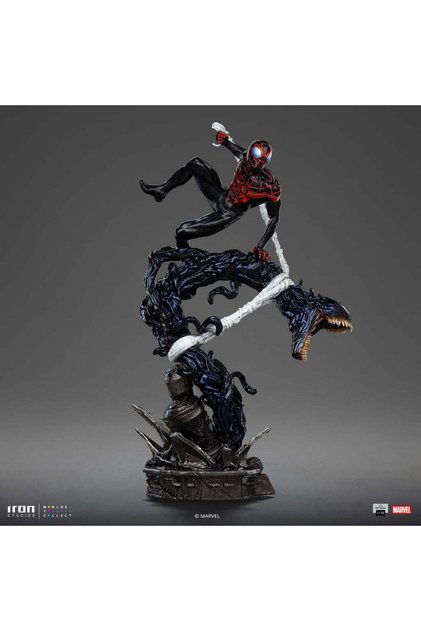 Miles Morales Figür - Spider-Man Figür vs Villains Diorama Figür - Art Scale 1/10 -