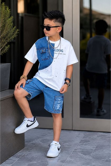Denim Boy's Style Suit - Ages 4/12 - 31751