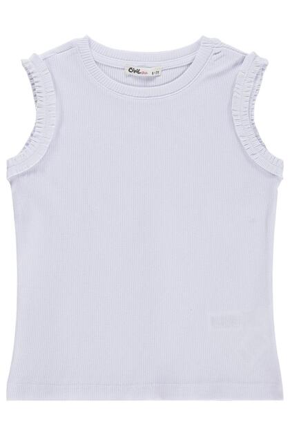 Camisole T-Shirt for Ages 6-9 - White