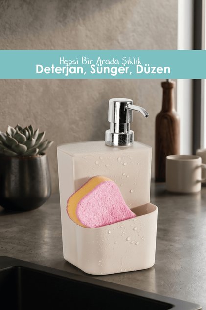 Sünger Hazneli Smart Sıvı Sabunluk ve Deterjanlık - 650 ml